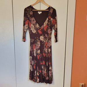 Anthropologie Maeve Floral Dress Medium
